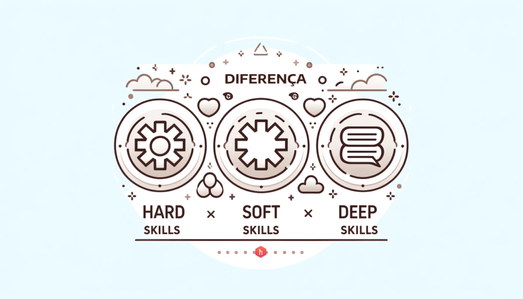 Diferença entre Hard X Soft X Deep skills