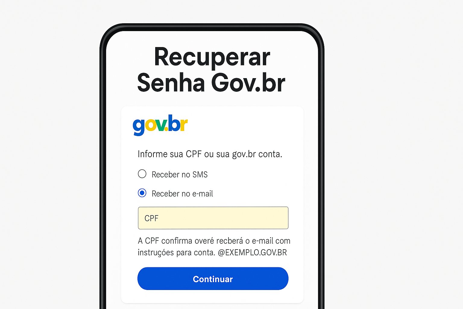 Conta Gov.br Bloqueada