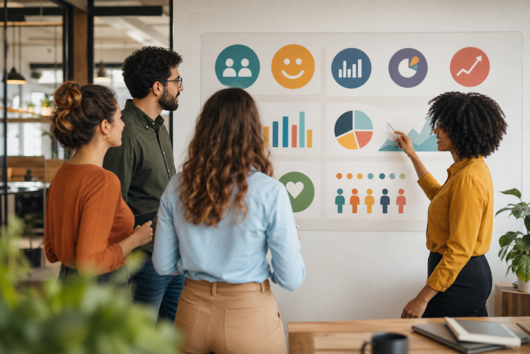 motivação de equipe medida com diagnóstico de clima, carga e liderança antes de contratar
