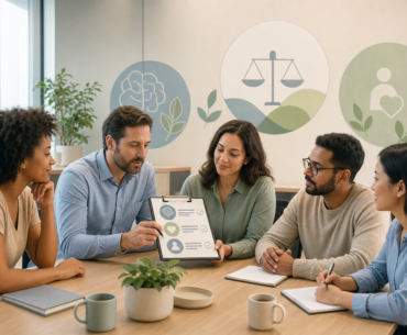 NR-1 e riscos psicossociais no trabalho com RH e liderança avaliando saúde mental da equipe