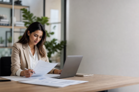 Reajuste de plano de saúde empresarial analisado pelo RH com contrato e planilhas