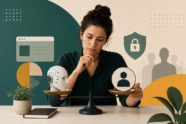 tarefas que não devem ser feitas por IA no trabalho com pessoa revisando decisões sensíveis em equipe