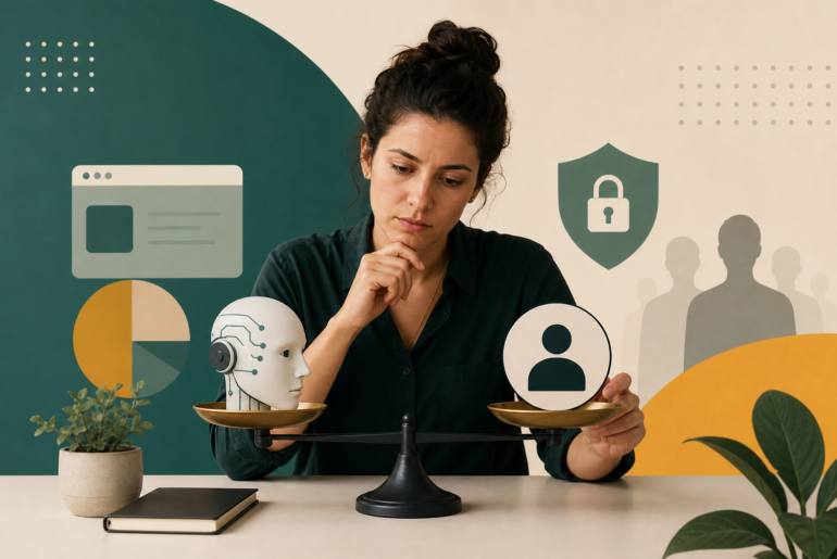 tarefas que não devem ser feitas por IA no trabalho com pessoa revisando decisões sensíveis em equipe