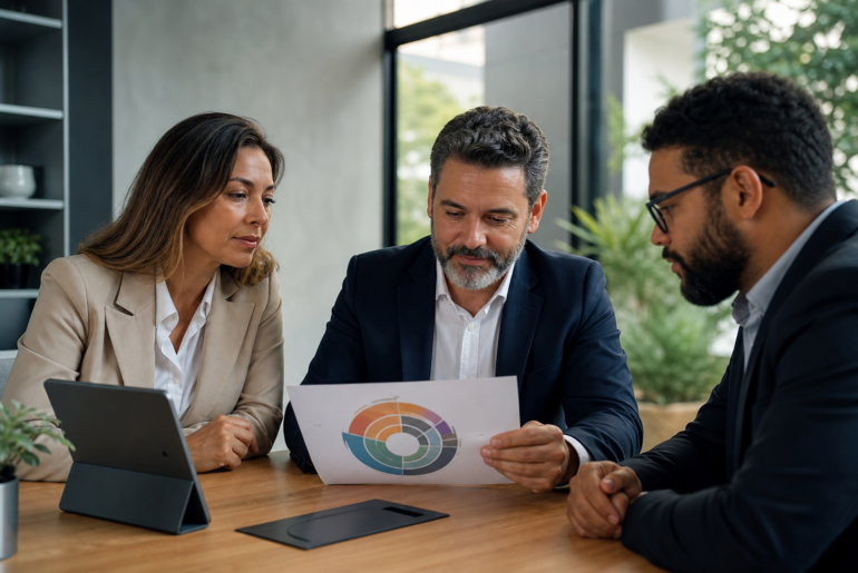 RH e gestores usam scorecard para avaliar liderança em entrevista com critérios e evidências