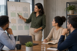 Líder e equipe alinham expectativas e prioridades para melhorar o engajamento no trabalho