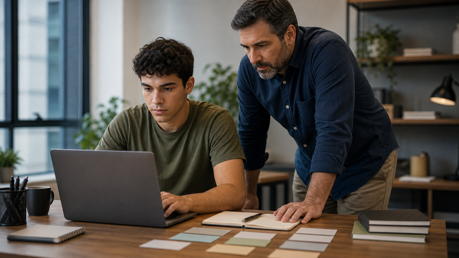 Profissional júnior e IA: quando a vaga já pede senioridade Profissional júnior aprende a usar IA no trabalho com orientação de uma liderança experiente