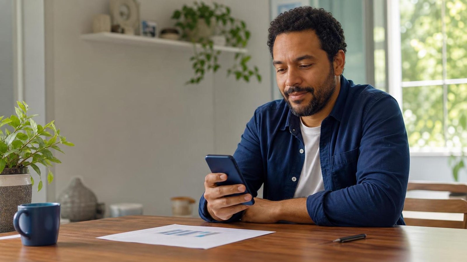 Consultar saldo FGTS pelo CPF: guia seguro pelo app Pessoa consultando saldo FGTS pelo CPF em aplicativo oficial no celular