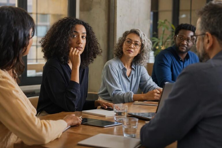 Medo de errar no trabalho leva profissional a hesitar antes de perguntar em reunião de equipe
