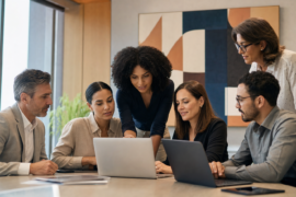 Prontidão para IA no trabalho em treinamento prático de equipe de RH e liderança