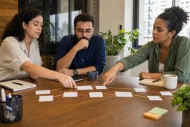 Subsistemas de RH conectados em um mapa colaborativo de processos