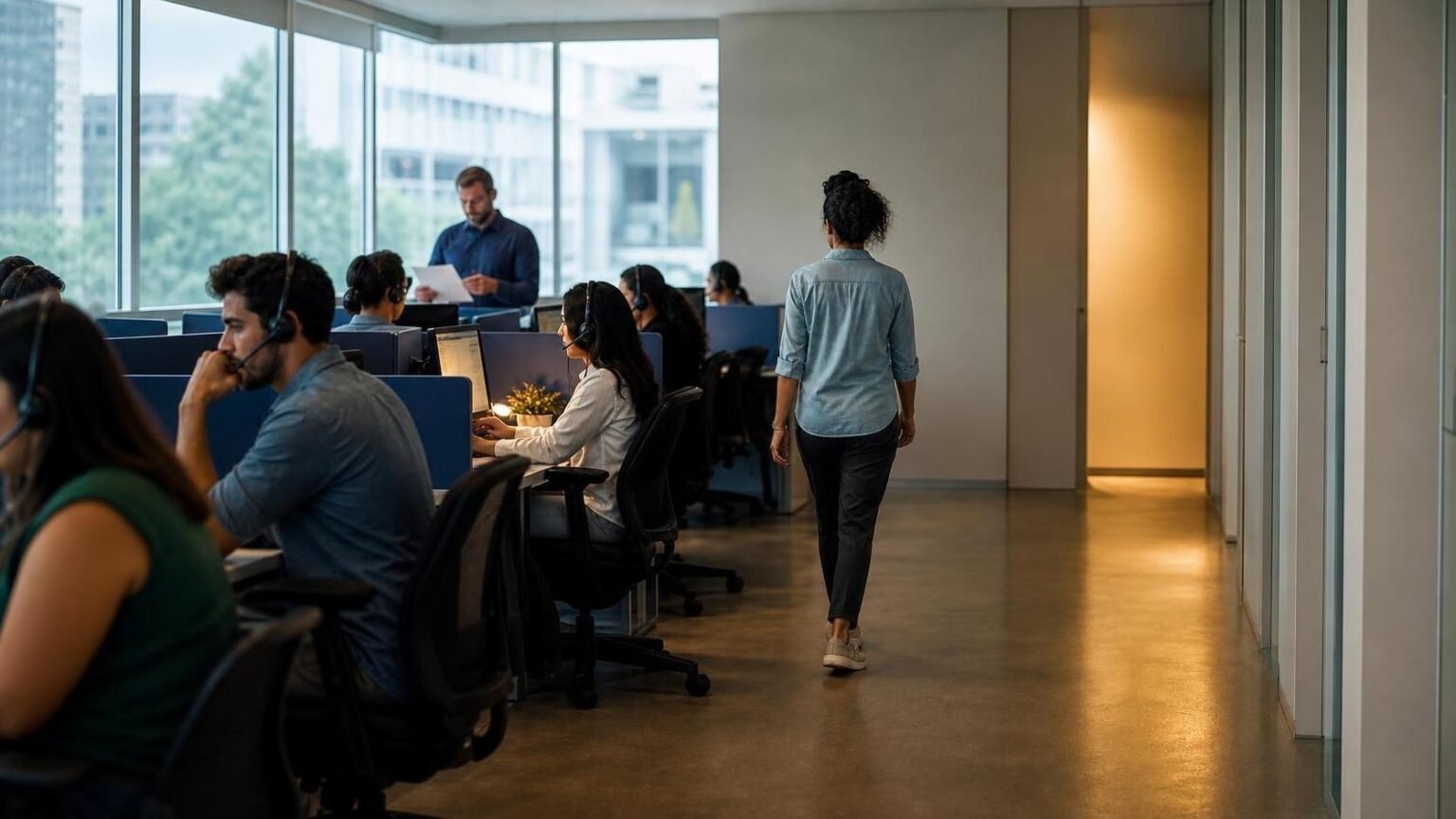 Controle de banheiro no trabalho: o limite que o TST discute Controle de banheiro no trabalho em central de atendimento com cobertura de equipe