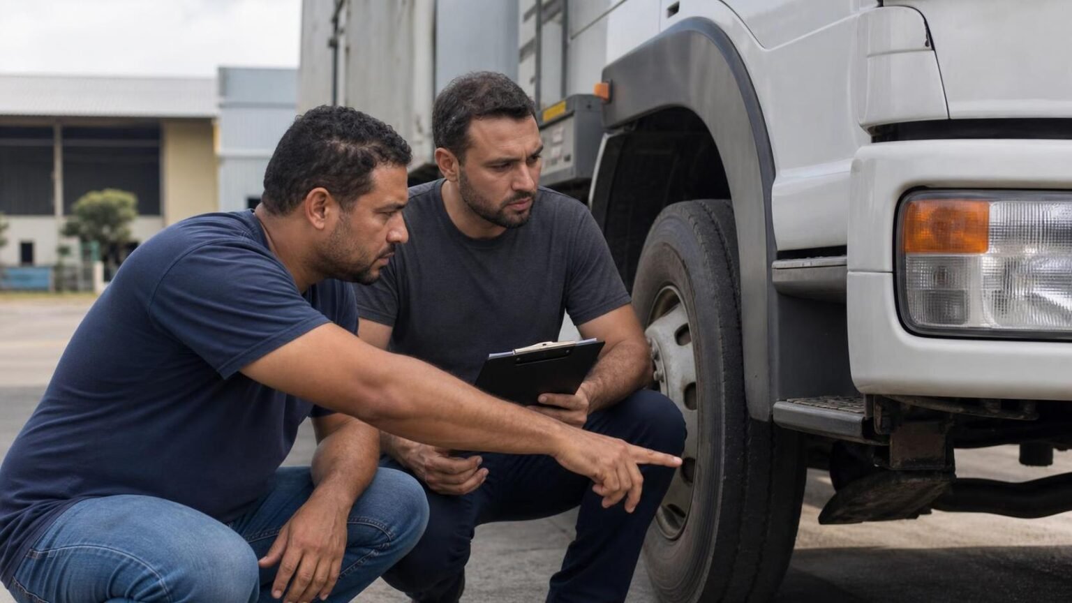 Motorista comunica possível falha mecânica antes de retomar o trabalho