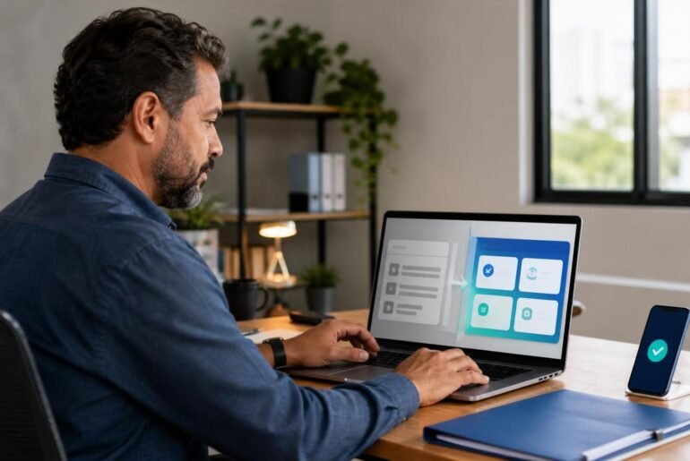 Profissional acessa o novo Portal de Serviços após anúncio do fim gradual do e-CAC