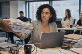 Performance punishment: profissional competente recebe mais tarefas em escritório