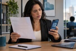Atesta CFM 2026: profissional de RH compara atestado em papel e validação digital